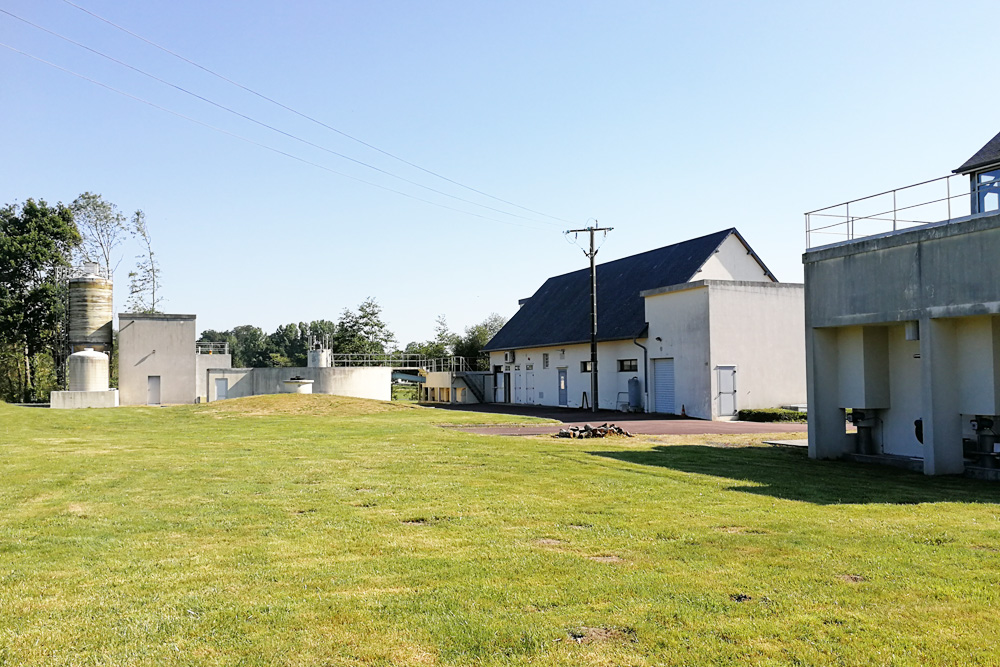 Usine de production d'eau potable de Quettreville en cours de remplacement