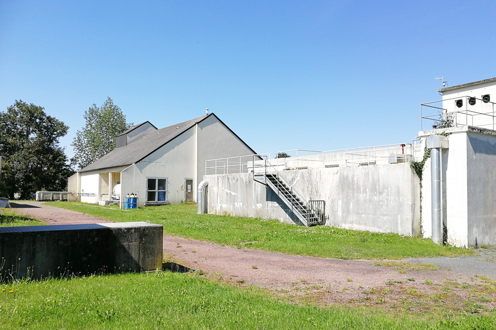 Usine de production d'eau potable de Ver en cours de remplacement