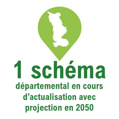 SDeau50 et compétences obligatoires : 1 schéma départemental en cours d'actualisation avec projection en 2050