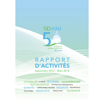 SDeau50, rapport d'activités 2012-2014