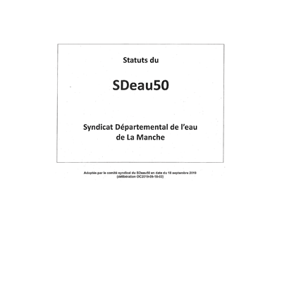 SDeau50 statuts 2020